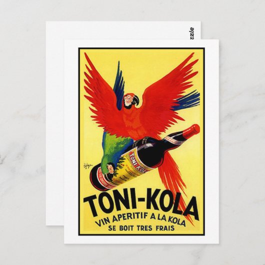 Toni-Kola Briefkaart (Voorkant / Achterkant)