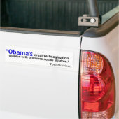 Toni Morrison over Obama Bumpersticker (Op Truck)