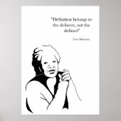 Toni Morrison Poster (Voorkant)