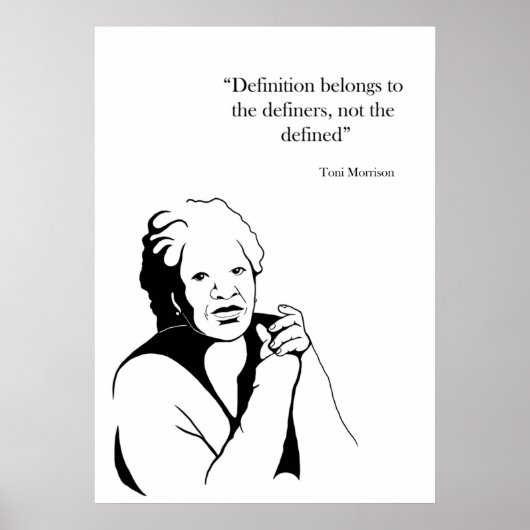 Toni Morrison Poster (Voorkant)