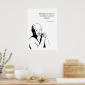 Toni Morrison Poster (Keuken)