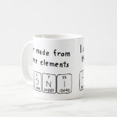 Toni periodieke lijstnaam mok (Voorkant links)