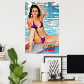 Toni Rae's Wall Poster (Thuiskantoor)