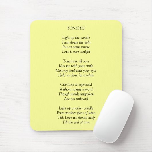 TONIGHT/Love Muismat (Met muis)