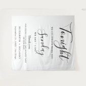 Tonight we celebrate wedding rehearsal dinner sign wandkleed (Voorkant (horizontaal))