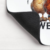 Tonight We Fly - Chicken Witches Hat And Broom Muismat (Hoek)