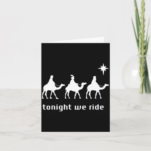 Tonight We Ride, 3 Wise Men, Funny Christian Chris Kaart (Voorkant)