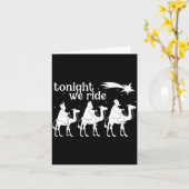 Tonight We Ride Christmas, 3 Wise Men, Christian C Kaart (Gele Bloem)