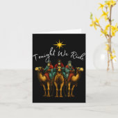 Tonight We Ride Christmas, 3 Wise Men, Christian C Kaart (Gele Bloem)