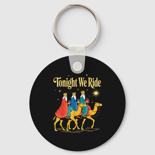Tonight We Ride Christmas, 3 Wise Men, Christian C Sleutelhanger (Voorkant)