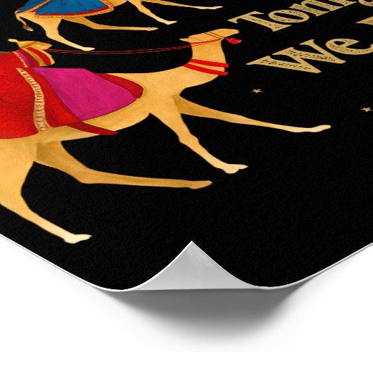 Tonight We Ride Christmas 3 Wise Men Christian Chr Poster (Hoek)