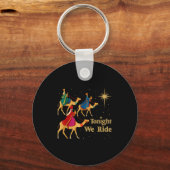 Tonight We Ride Christmas 3 Wise Men Christian Chr Sleutelhanger (Voorkant)
