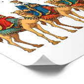 Tonight We Ride Christmas, 3 Wise Men Funny Christ Poster (Hoek)