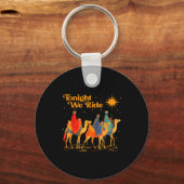Tonight We Ride Three Wise Christmas Nativity Chri Sleutelhanger (Voorkant)