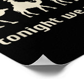 Tonight We Ride Three Wise Men Christmas Christian Poster (Hoek)