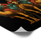 Tonight We Ride Three Wise Men Christmas Nativity  Poster (Hoek)