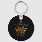 Tonight We Ride Three Wise Men Christmas Nativity  Sleutelhanger (Voorkant)