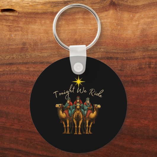 Tonight We Ride Three Wise Men Christmas Nativity  Sleutelhanger (Voorkant)
