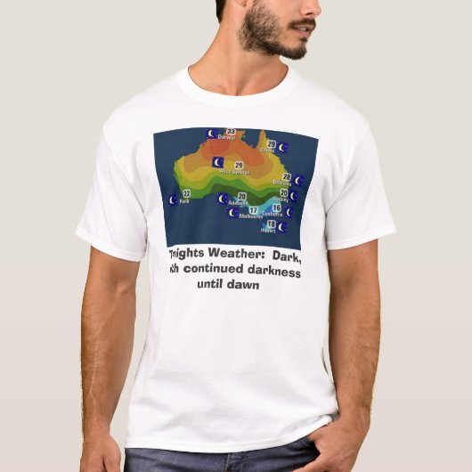 Tonights Weather T-shirt (Voorkant)