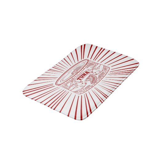 Tonijn Badmat (Gekanteld)