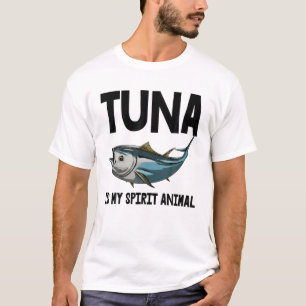 Tonijn is mijn spirietdier S offshorevis T-shirt