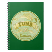 Tonijn kan pop kunst ingeblikte vis notitieboek (Voorkant)