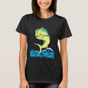 Tonijn Mahi Mahi Zoutwater Vis Anglers Vissers T-shirt