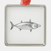  tonijn metalen ornament (Voorkant)