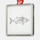  tonijn metalen ornament (Links)