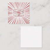 Tonijn Notitiekaartje (Voorkant / Achterkant)