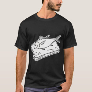 Tonijn op Houten Snijplank T-shirt