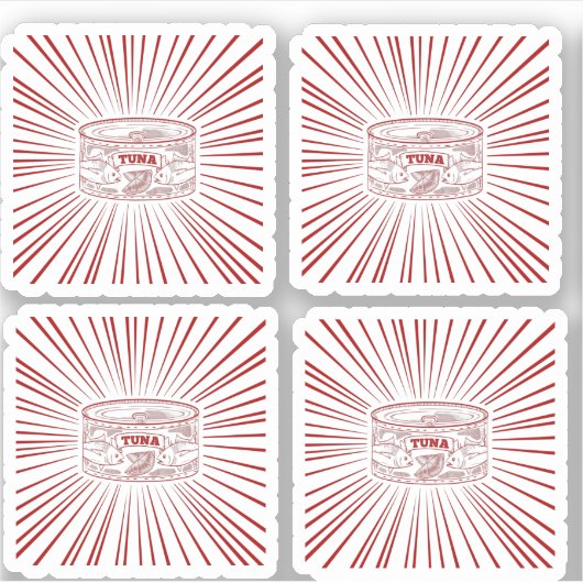 Tonijn Sticker (Voorkant)