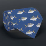 Tonijn Stropdas<br><div class="desc">Een vun patroon van tonijn met een luie glimlach,  perfect voor degenen die van vis,  voedsel en visserij houden. Originele kunst van Nic Squirrell.</div>