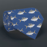 Tonijn Stropdas<br><div class="desc">Een vun patroon van tonijn met een luie glimlach,  perfect voor degenen die van vis,  voedsel en visserij houden. Originele kunst van Nic Squirrell.</div>