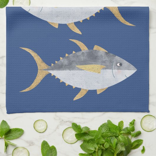 Tonijn Theedoek (Gevouwen)