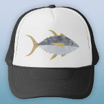 Tonijn Trucker Pet<br><div class="desc">Vun tonijn met een luike glimlach,  perfect voor degenen die van vis,  eten en vissen houden. Originele kunst van Nic Squirrell.</div>