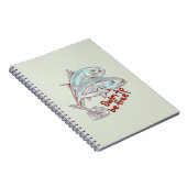 Tonijn Vis ontsnapt aan een blikje Notitieboek (Rechterzijde)