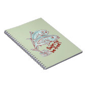 Tonijn Vis ontsnapt aan een blikje Notitieboek (Rechterzijde)