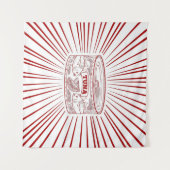 Tonijn Wandkleed (Voorkant (horizontaal))