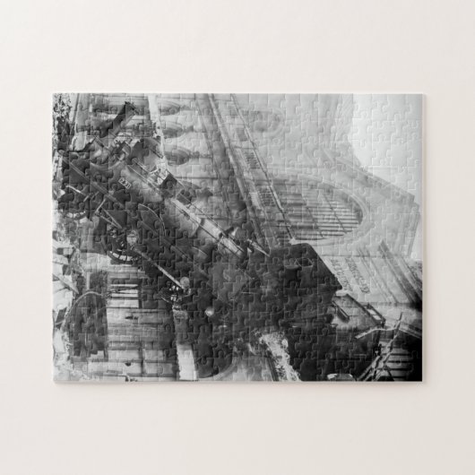  tonijn: zwart en wit legpuzzel (Horizontaal)