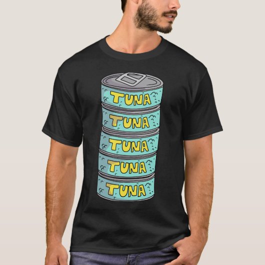 Tonijnblikken T-shirt (Voorkant)