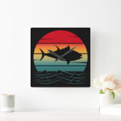  tonijnvis vierkante klok (Huis)