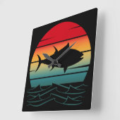  tonijnvis vierkante klok (Hoek)