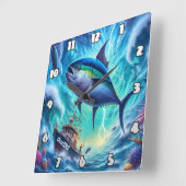 Tonijnvloedgolf: boot, Storm, oceaankracht Vierkante Klok (Hoek)