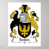Tonkin Family Crest Poster (Voorkant)