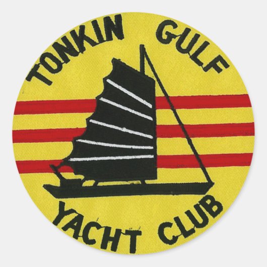 Tonkin Golf Yacht Club Sticker (Voorkant)