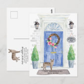 Tonkinese Briefkaart voor het verplaatsen van katt (Voorkant / Achterkant)