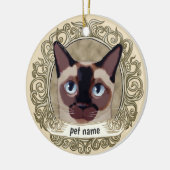 Tonkinese Cat Loving Memory ornament (Links)