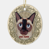 Tonkinese Cat ornament (Links)
