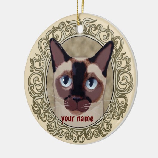 Tonkinese Cat ornament (Links)